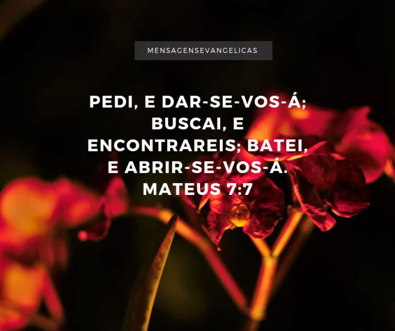 mensagem evangélica não desanime