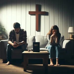 Mensagem evangélica para casal em crise