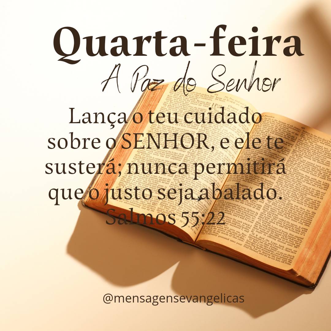 Mensagem Evangélica para Quarta-feira: Reflexões